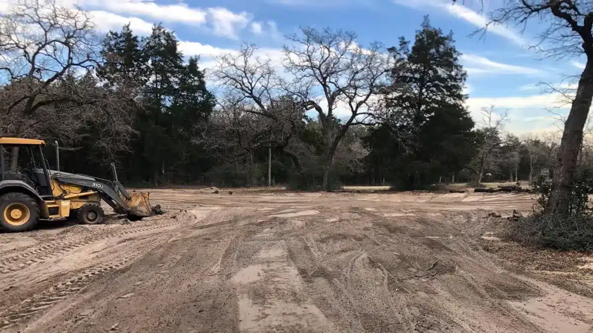 Forestry mulching preparing rural property